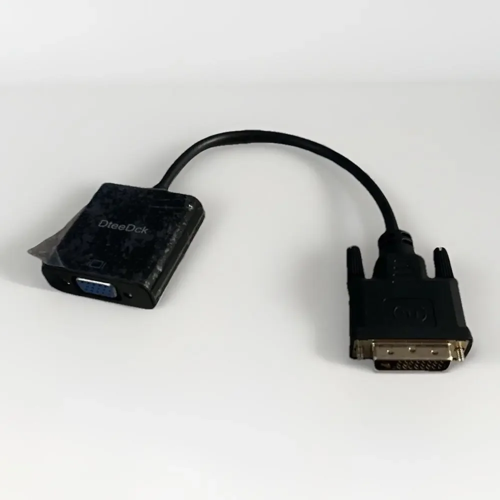 1080p Active Cable Adapter Converter DVI-D 24+1 Pin Male to VGA 15 Pin Female US
